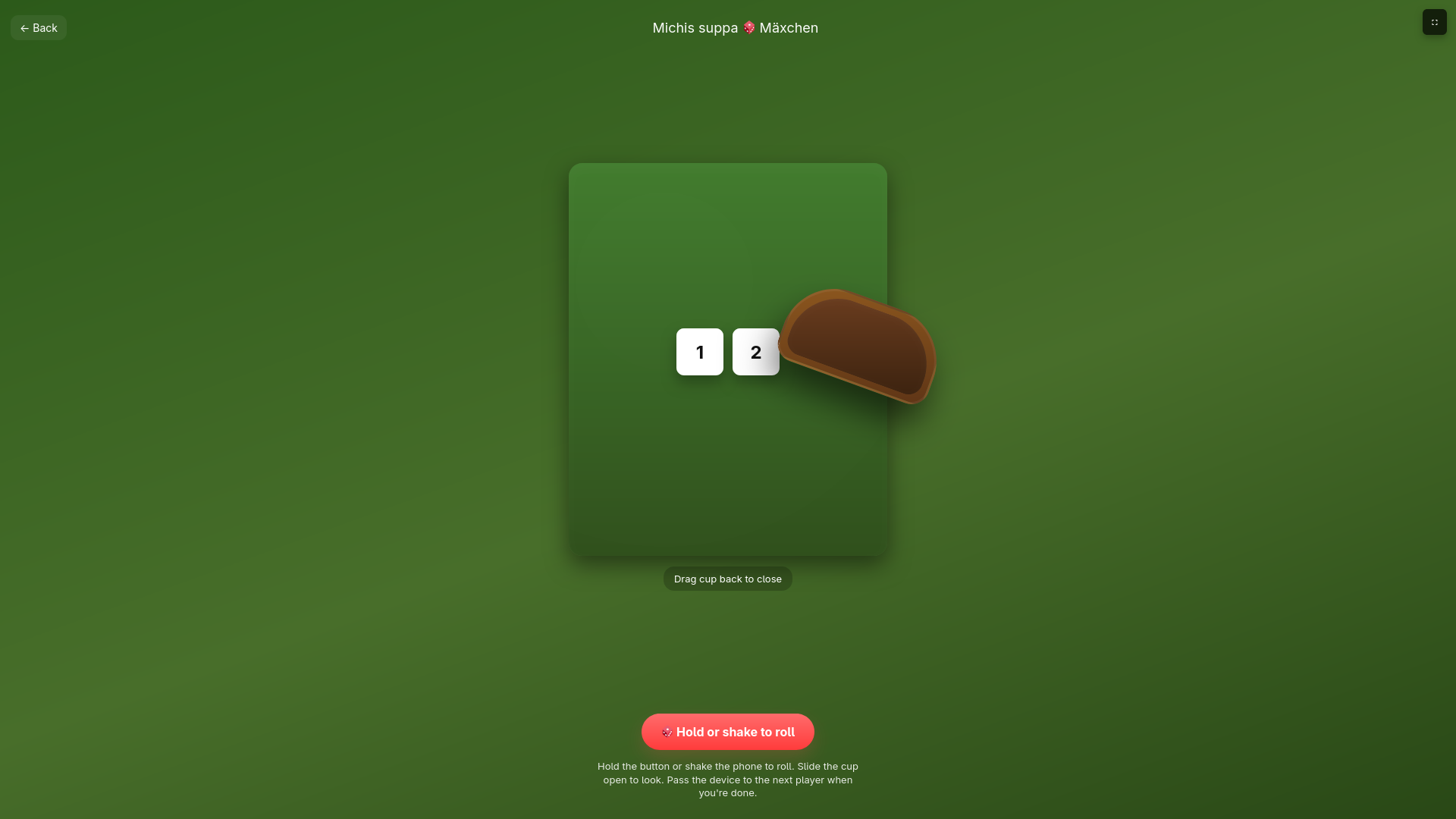 Mäxchen UI